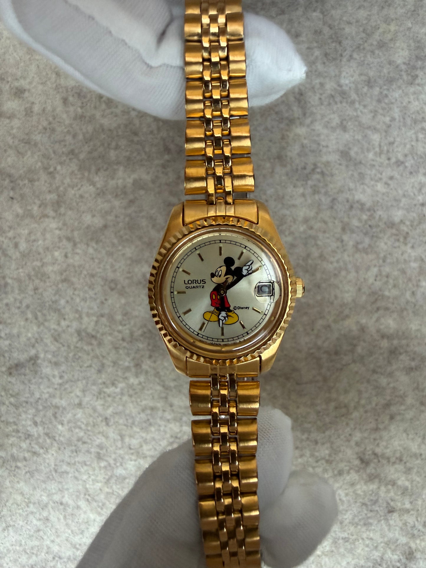 1990s Lorus by Seiko Mickey Mouse Quartz Watch (V827-0420)