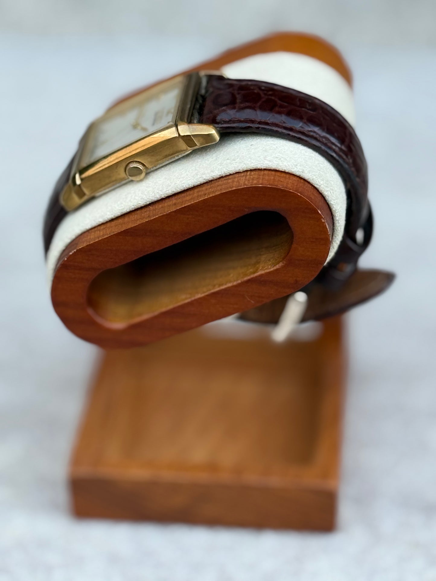Citizen Eco-Drive Square Gold-Tone Watch (c. March 2000)
