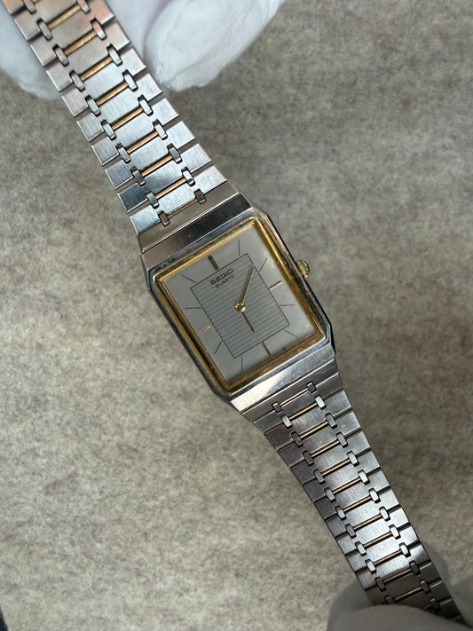 Seiko Quartz 6530-5150 (1983) – Two-Tone Ultra-Thin Dress Watch