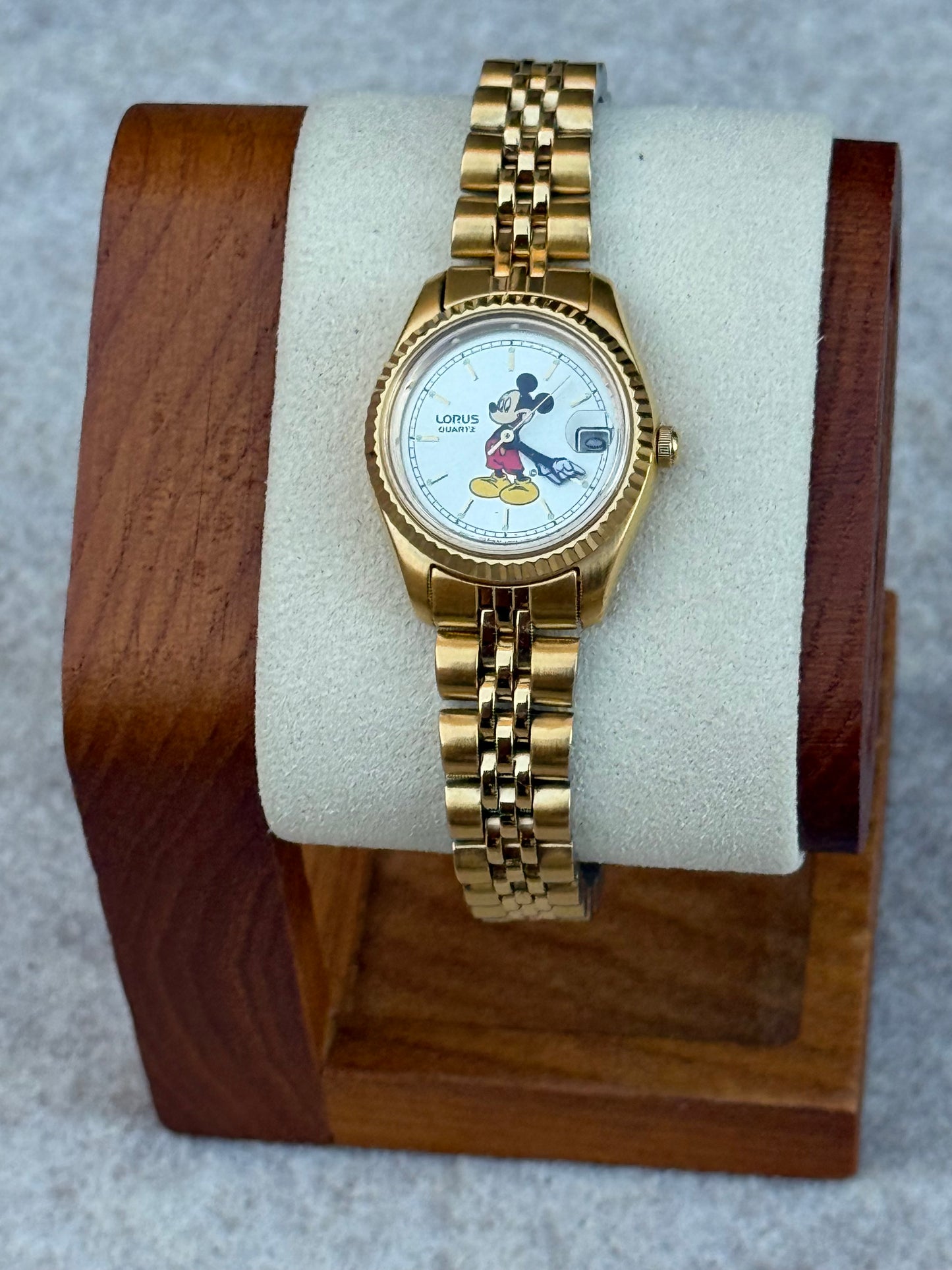 1990s Lorus by Seiko Mickey Mouse Quartz Watch (V827-0420)