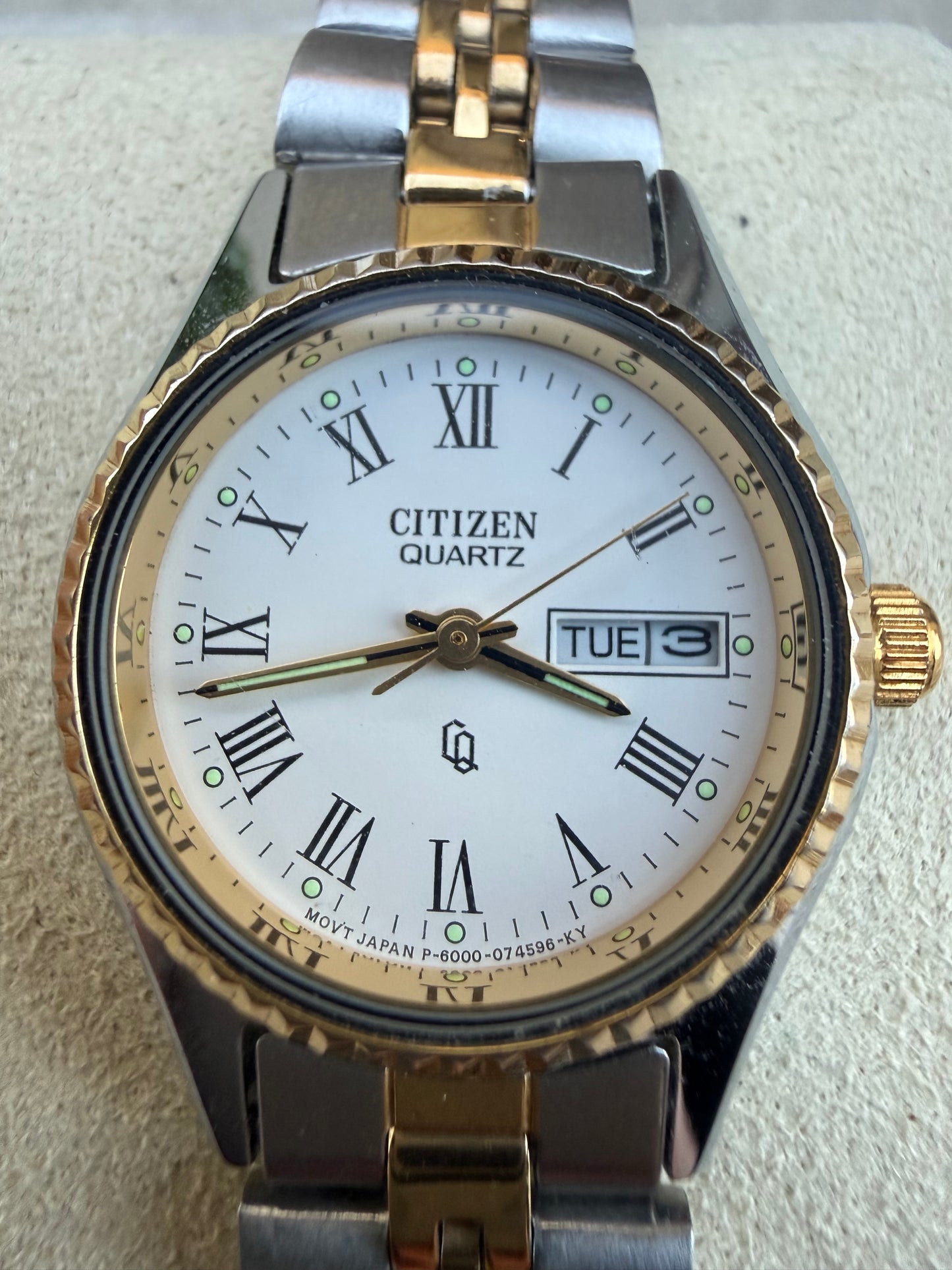 Citizen 6000-Series Roman Dial Day-Date (1986)