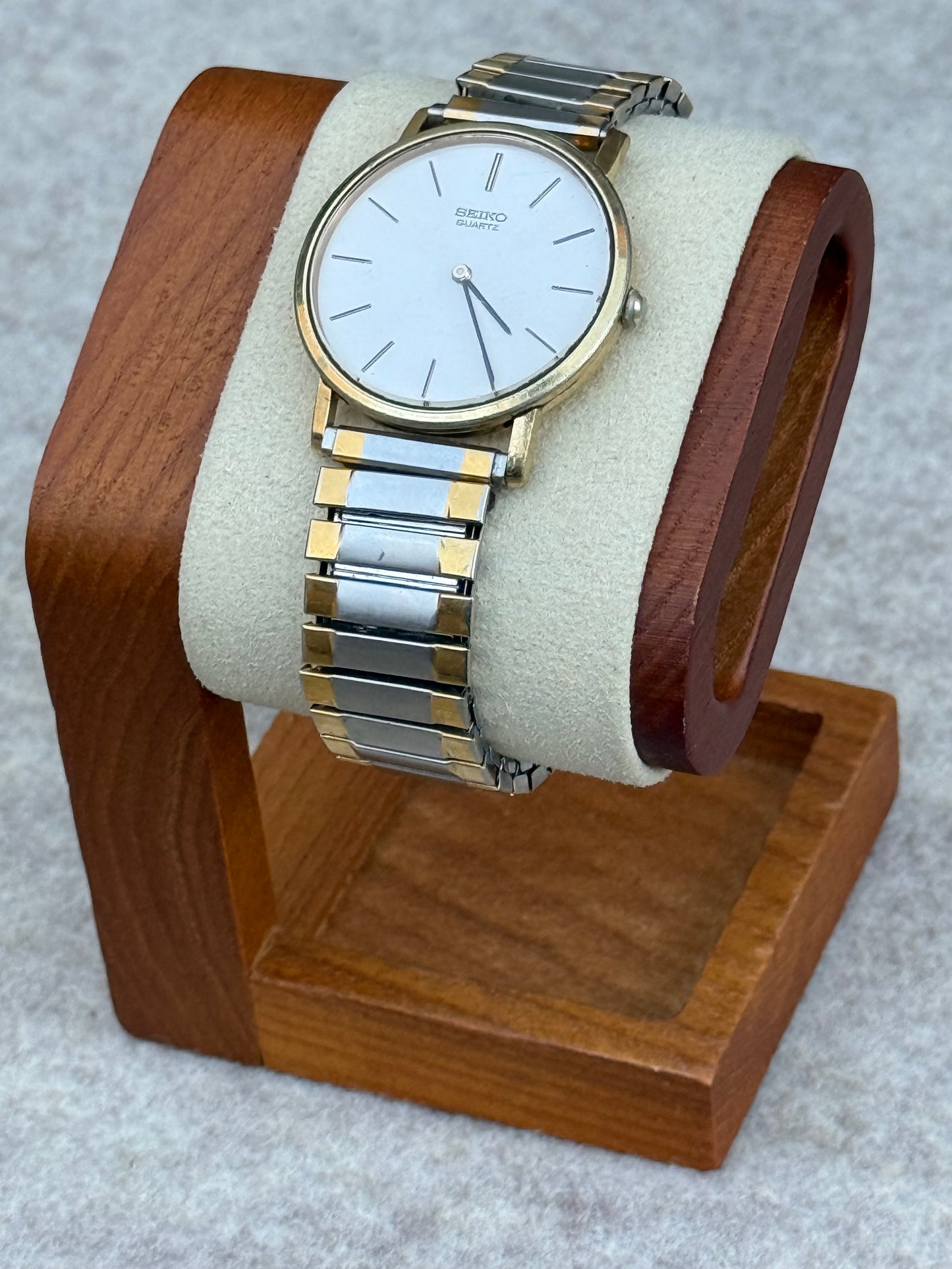 June 1980s Seiko Quartz Two-Tone Dress Watch
