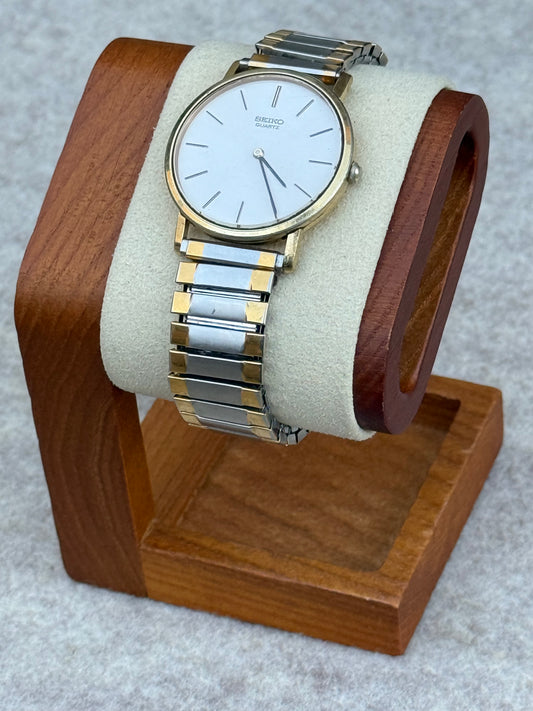 June 1980s Seiko Quartz Two-Tone Dress Watch