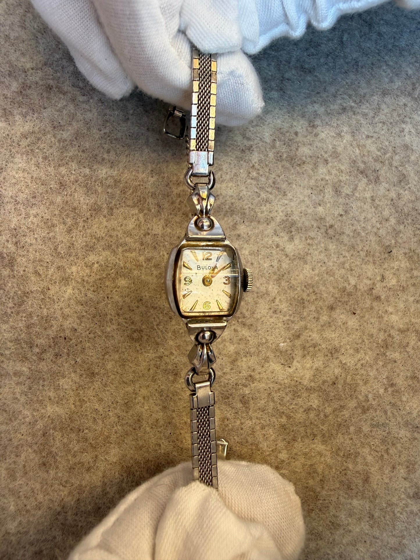 Bulova 10K Gold-Filled Cocktail Watch – Art Deco-Inspired (1951)