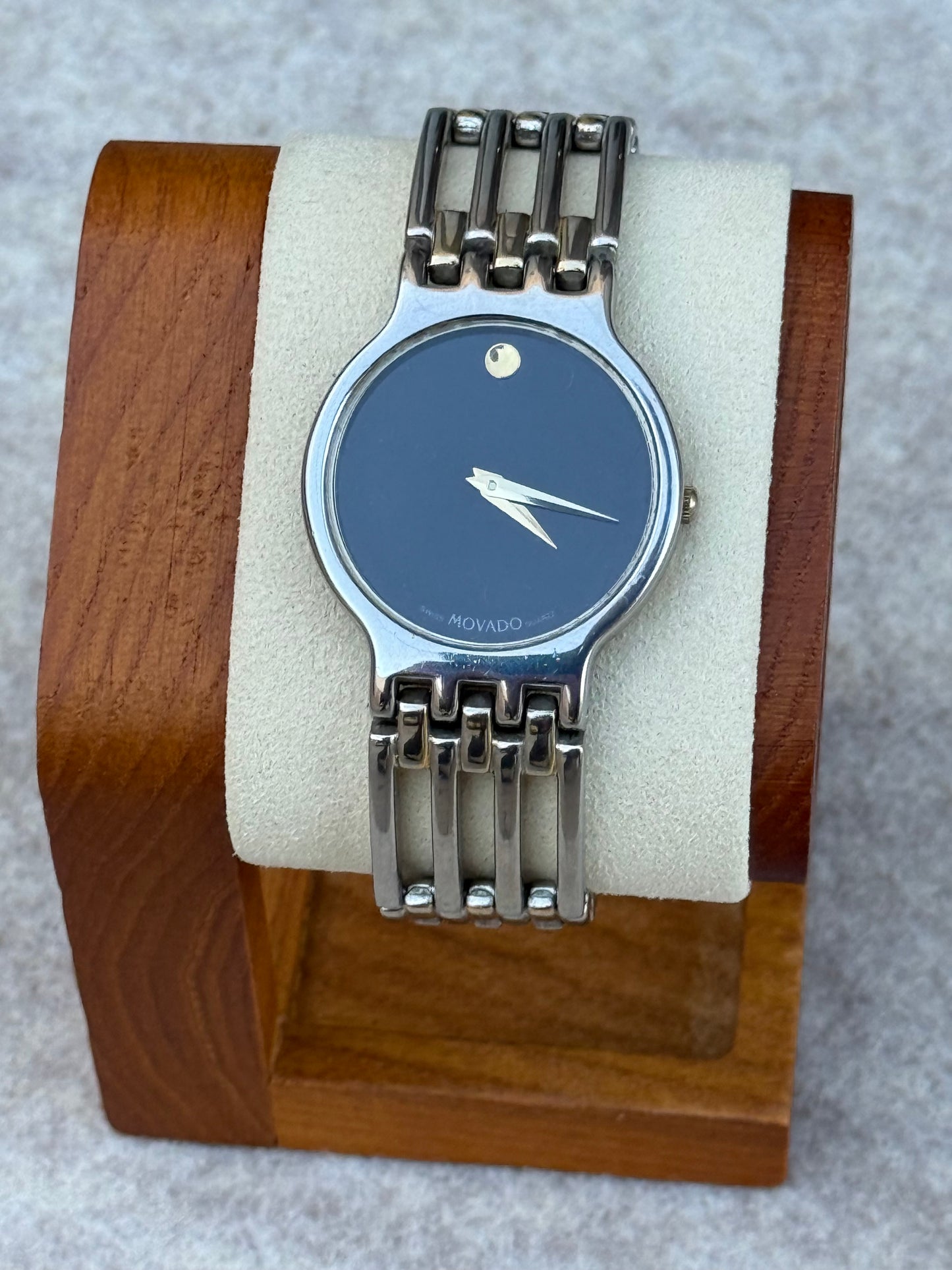 1989 Movado Museum Classic Two-Tone Quartz Watch