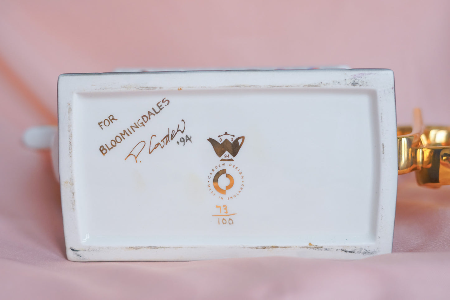 *Very Rare* Paul Cardew Bloomingdale's Teapot