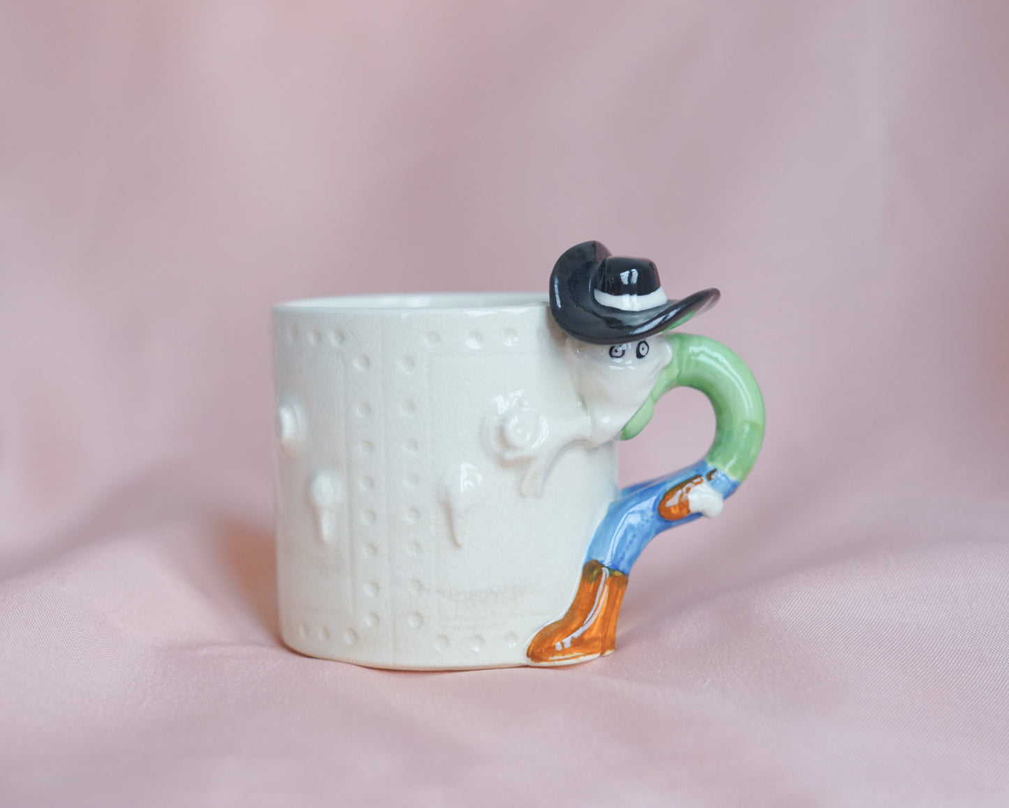 Fitz & Floyd - Cowboy and Bank Robber Mug