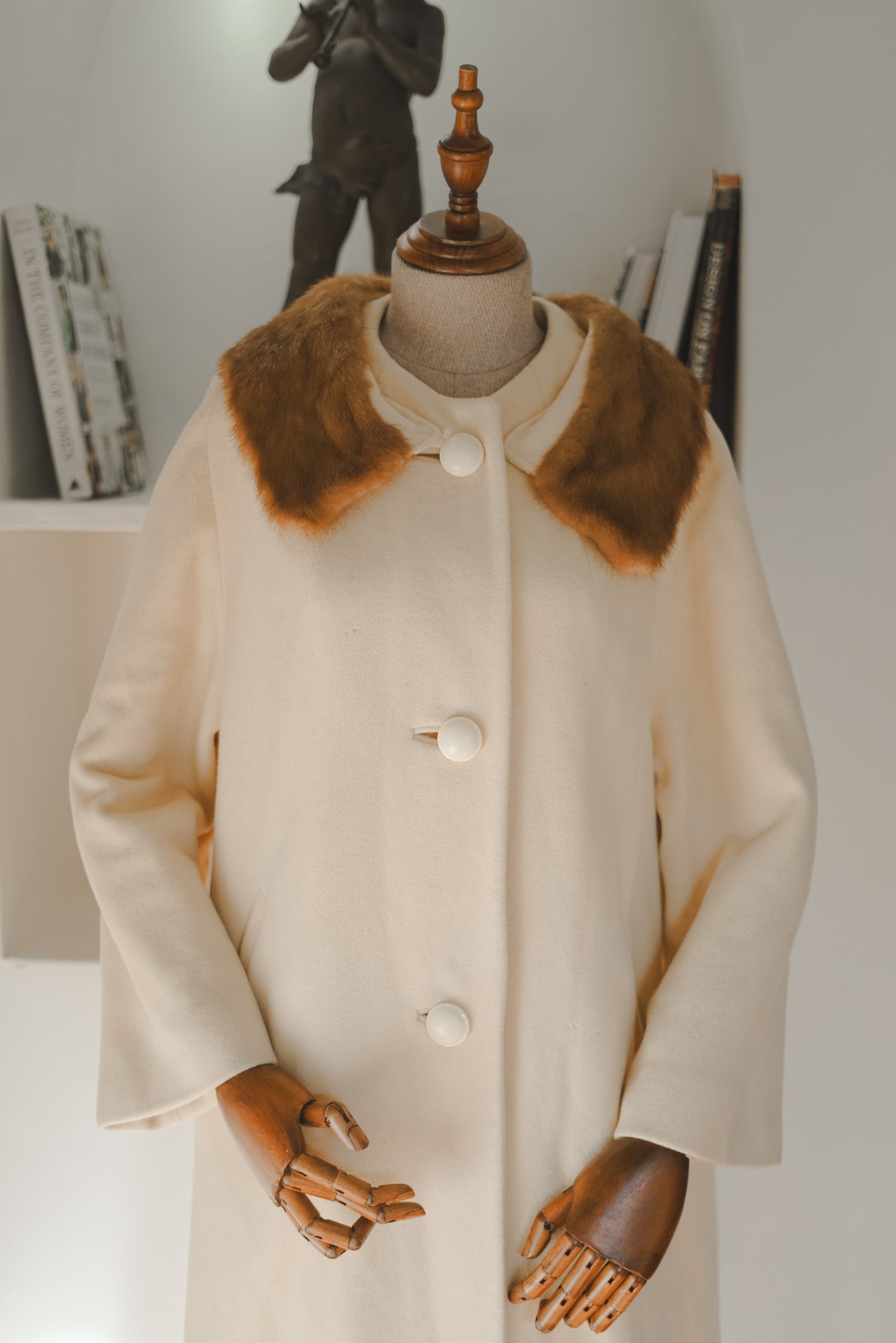 *RARE* Butter Yellow Wool Swing Coat