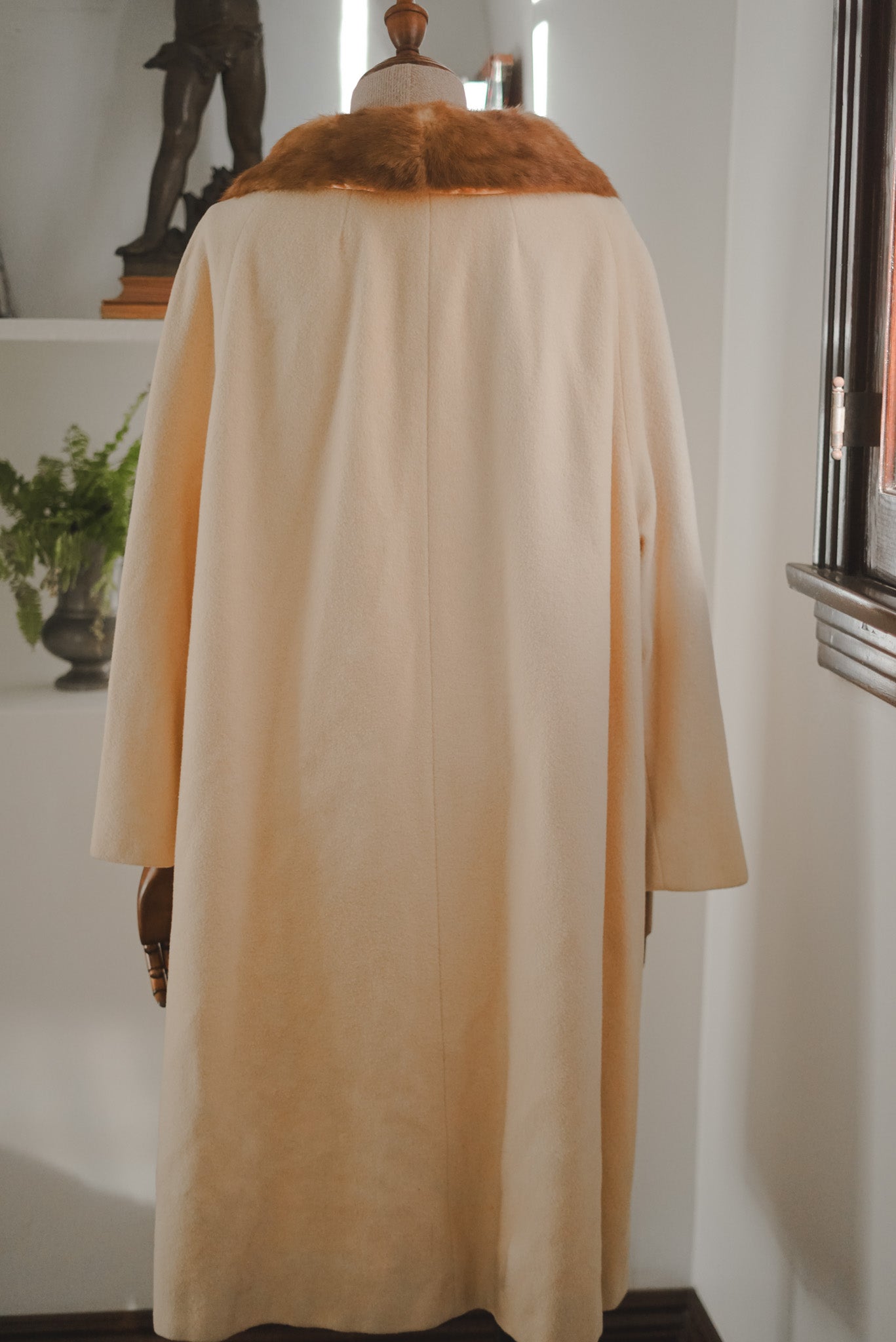 *RARE* Butter Yellow Wool Swing Coat
