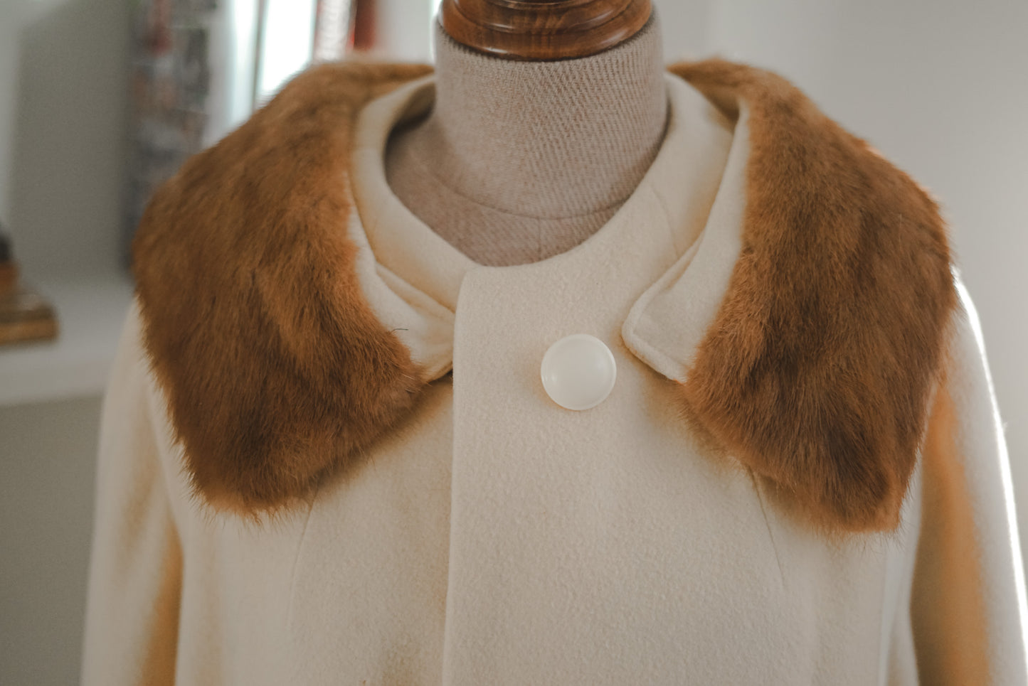 *RARE* Butter Yellow Wool Swing Coat