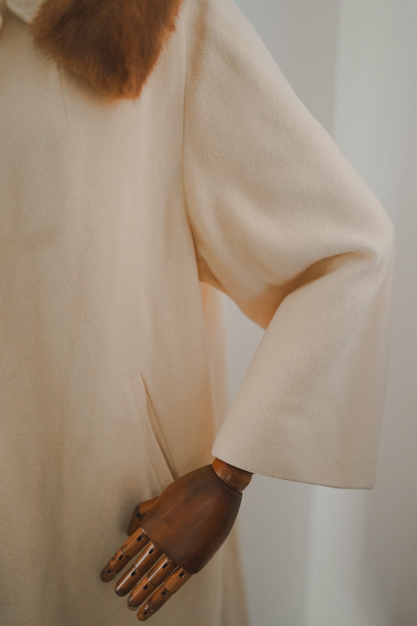 *RARE* Butter Yellow Wool Swing Coat