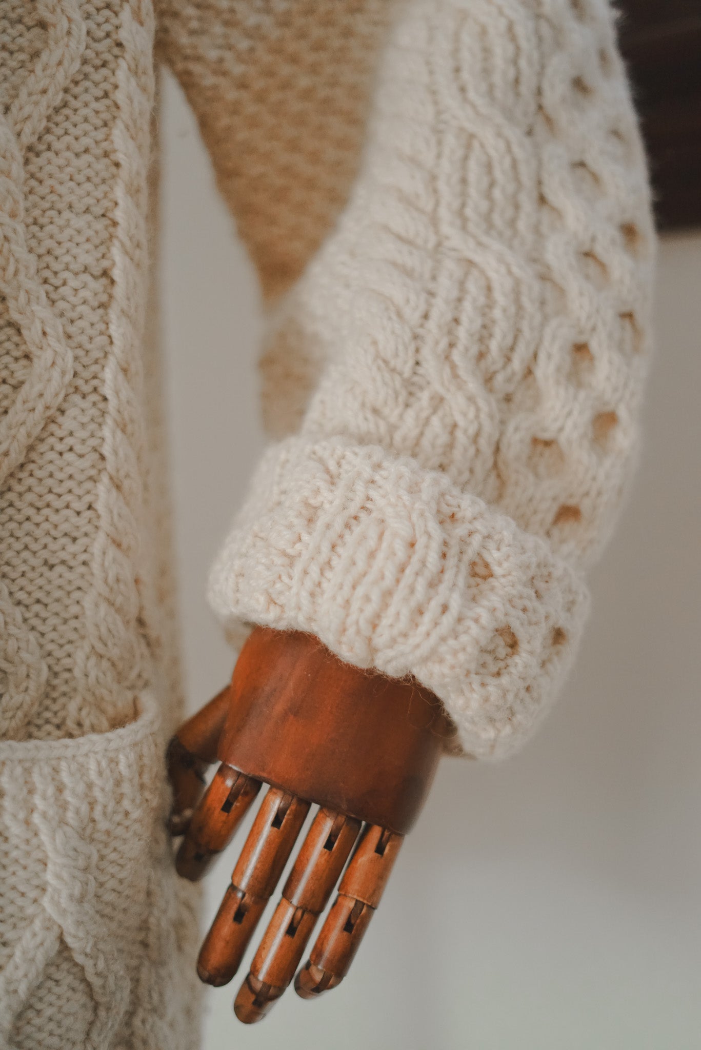 Vintage West Clare Irish Handknit Cardigan