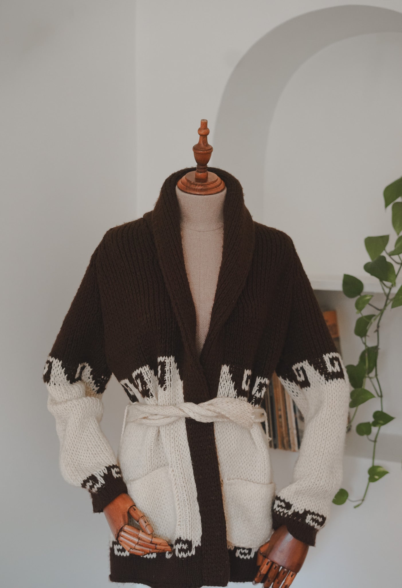 1970's Hand Knit Surf Cardigan