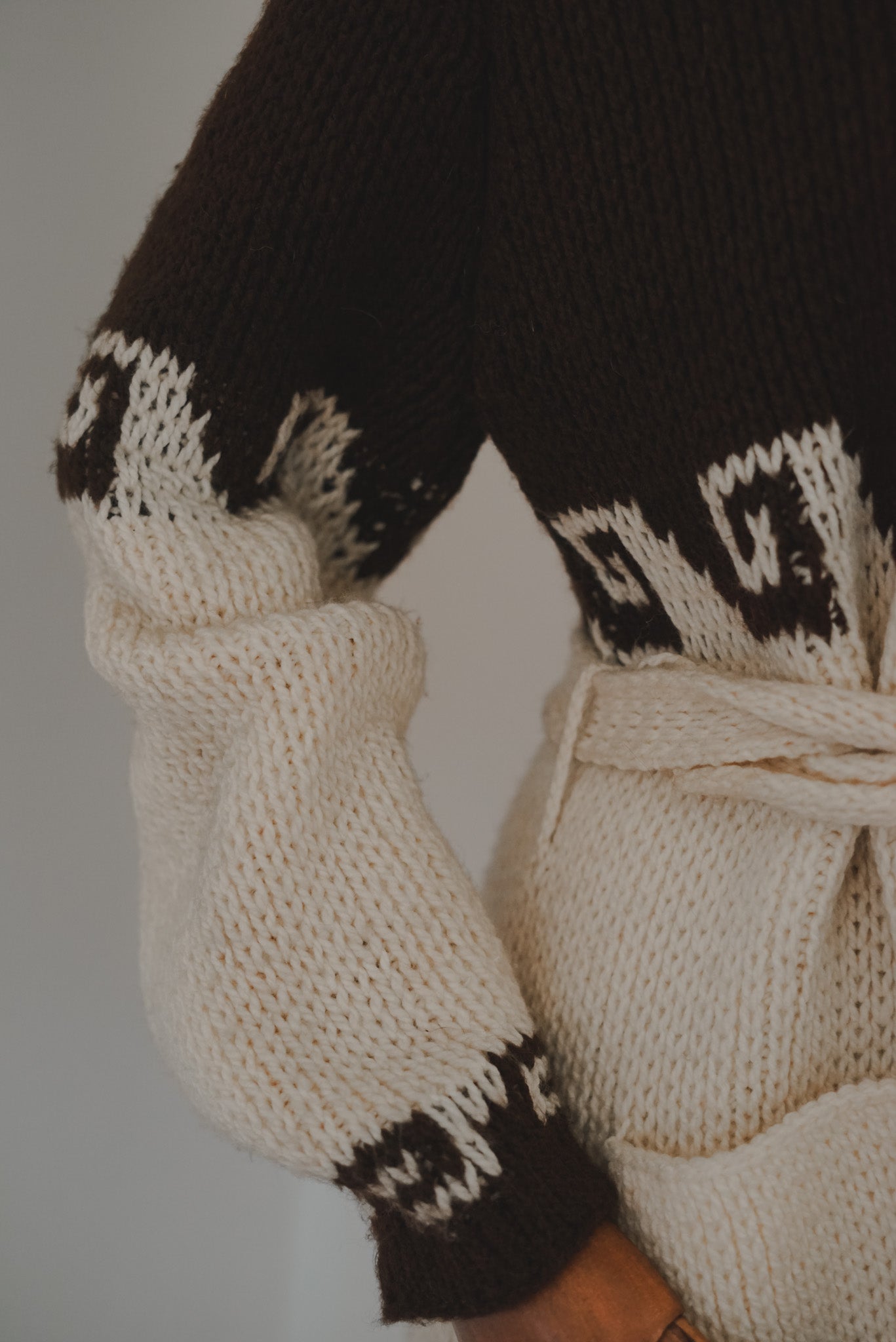 1970's Hand Knit Surf Cardigan