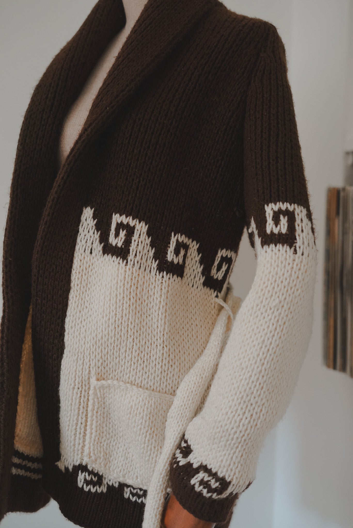 1970's Hand Knit Surf Cardigan