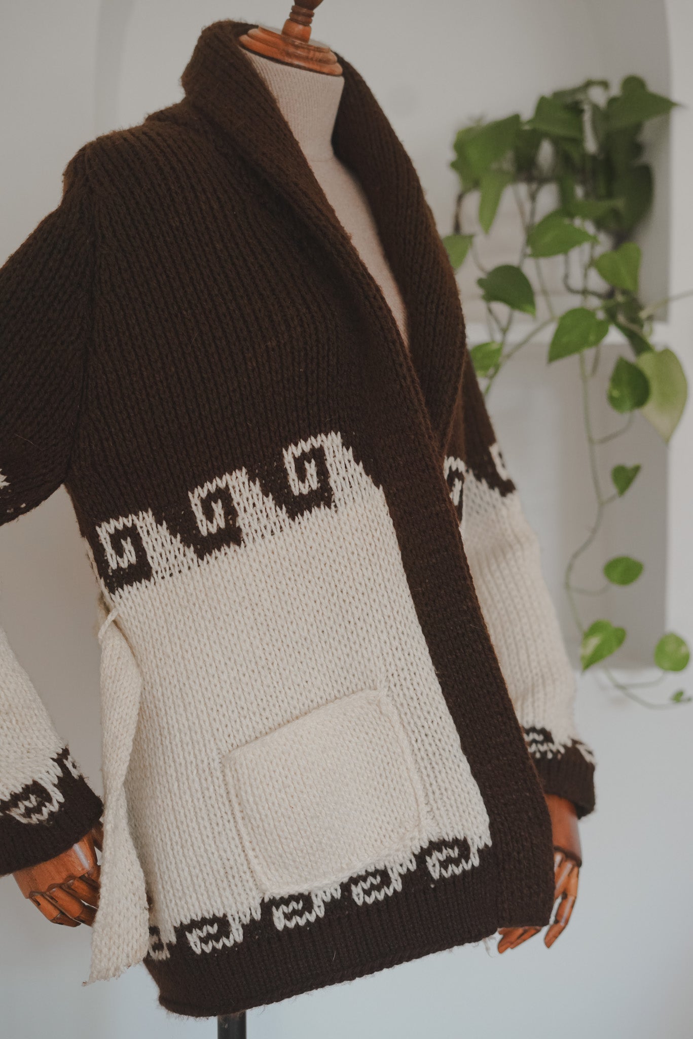 1970's Hand Knit Surf Cardigan