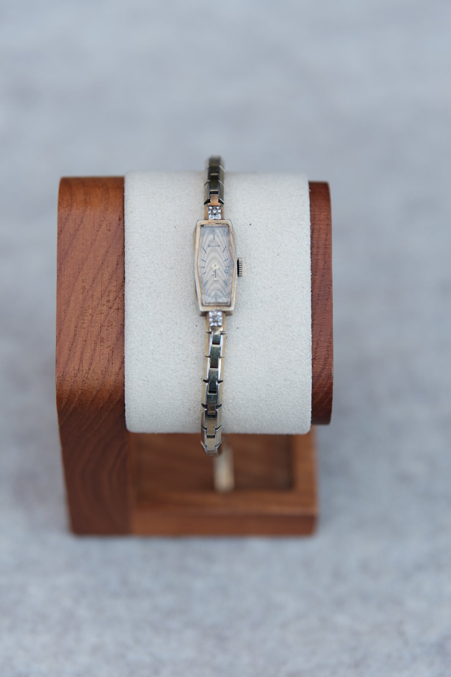 Bulova Swiss Manual Wind Diamond Accent – Guilloché Dial | Circa 1958