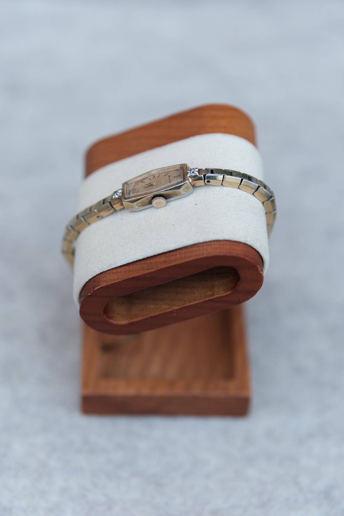 Bulova Swiss Manual Wind Diamond Accent – Guilloché Dial | Circa 1958