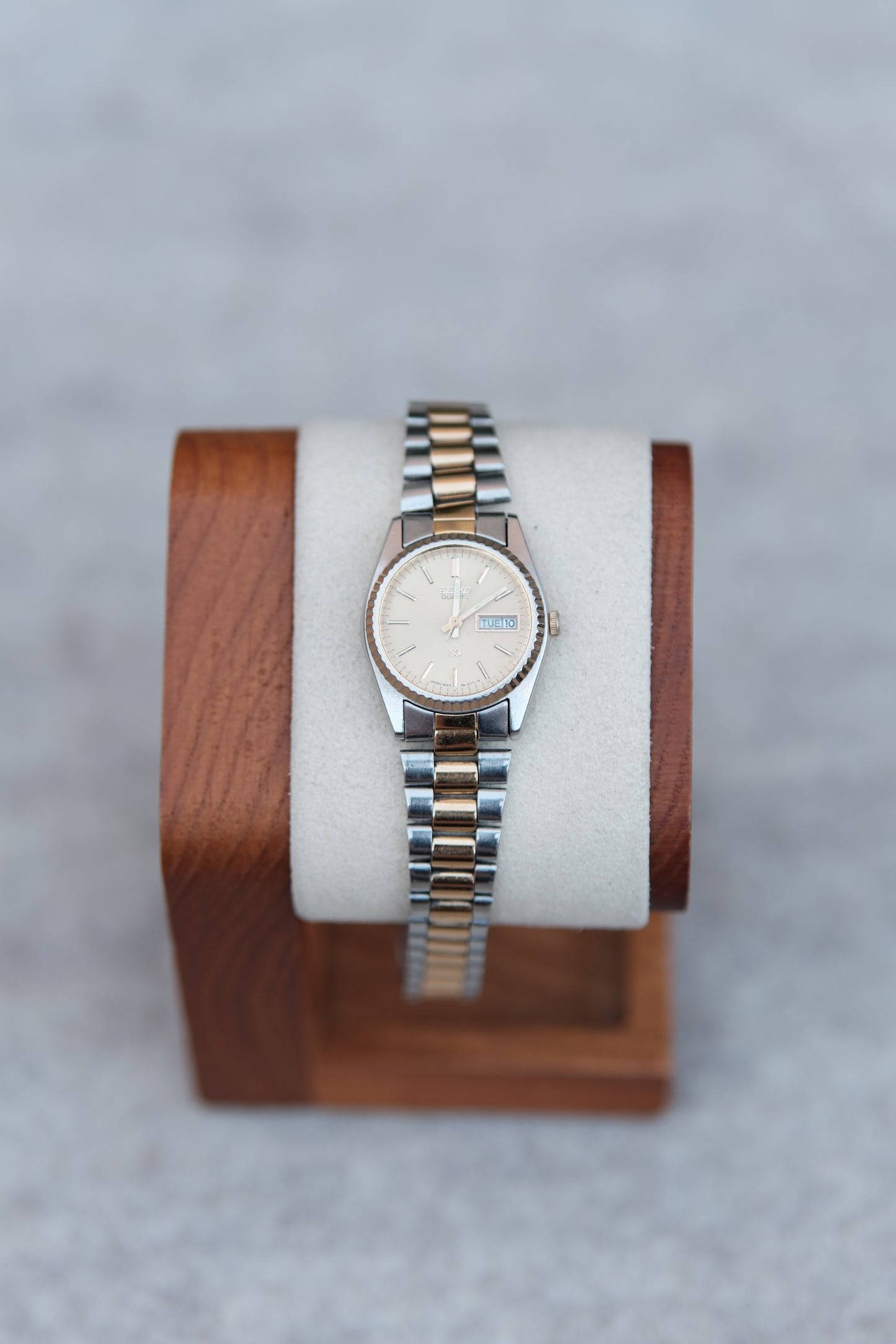 Seiko Quartz Two-Tone Day-Date – Champagne Dial | May 1997