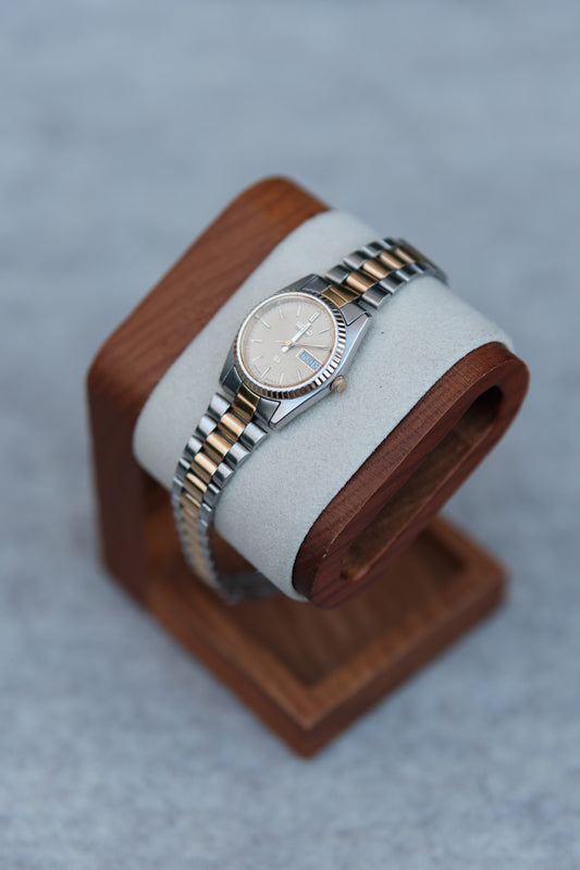 Seiko Quartz Two-Tone Day-Date – Champagne Dial | May 1997