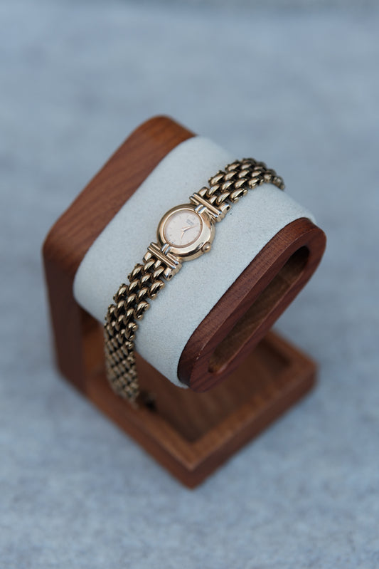 Seiko Quartz Gold-Tone Oval – Champagne Dial | June 1991