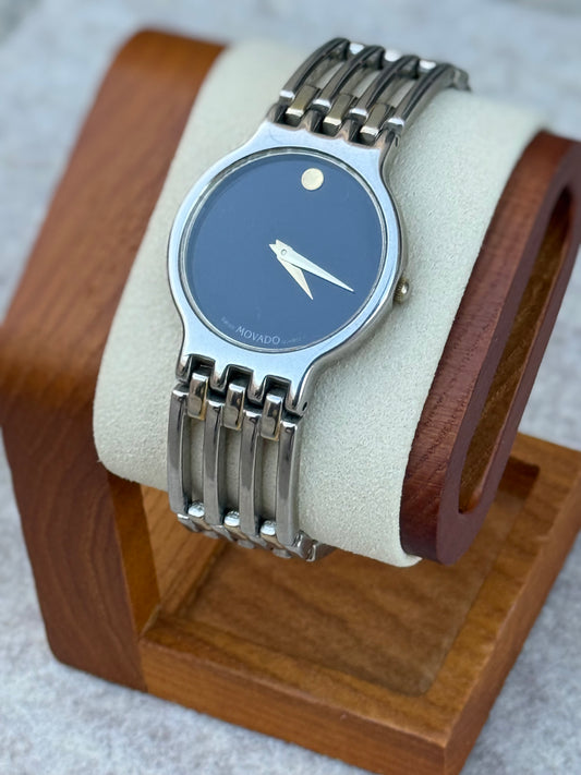 1989 Movado Museum Classic Two-Tone Quartz Watch