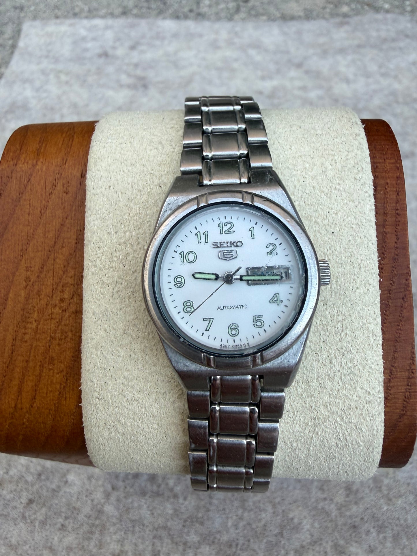 Seiko 5 Automatic – White Dial | February 1996