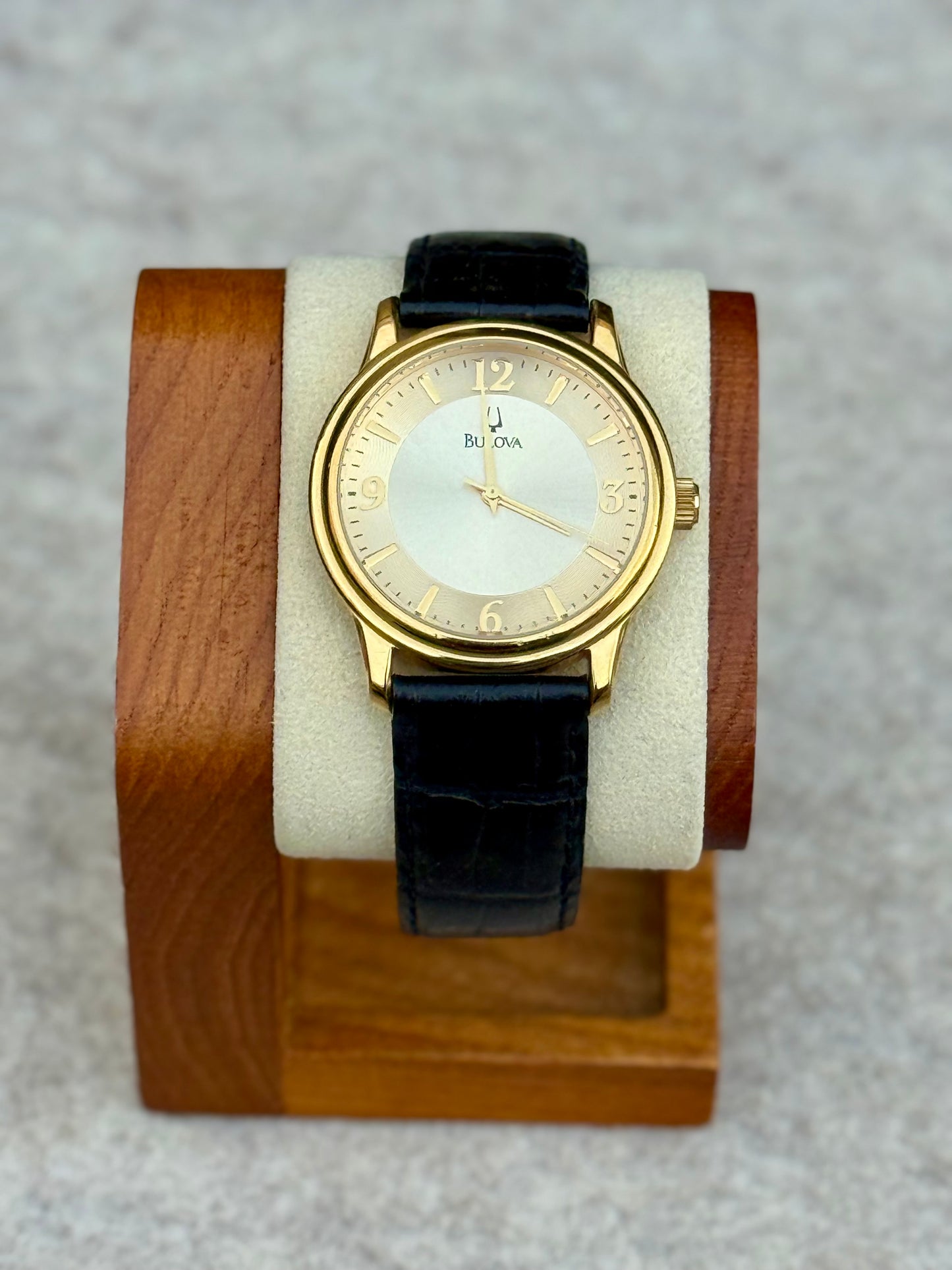 Bulova Gold-Tone Quartz Dress Watch — March 1971