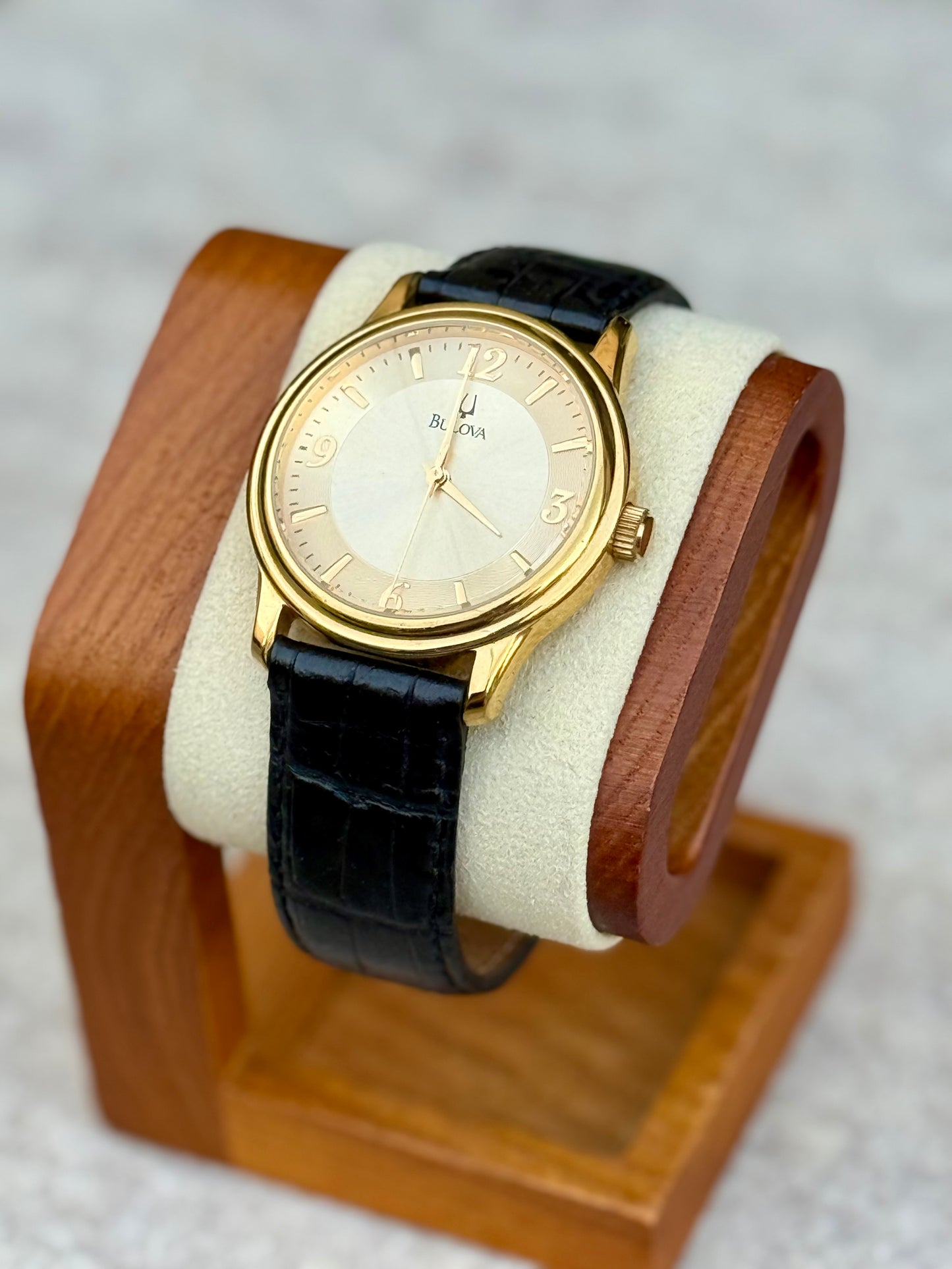 Bulova Gold-Tone Quartz Dress Watch — March 1971
