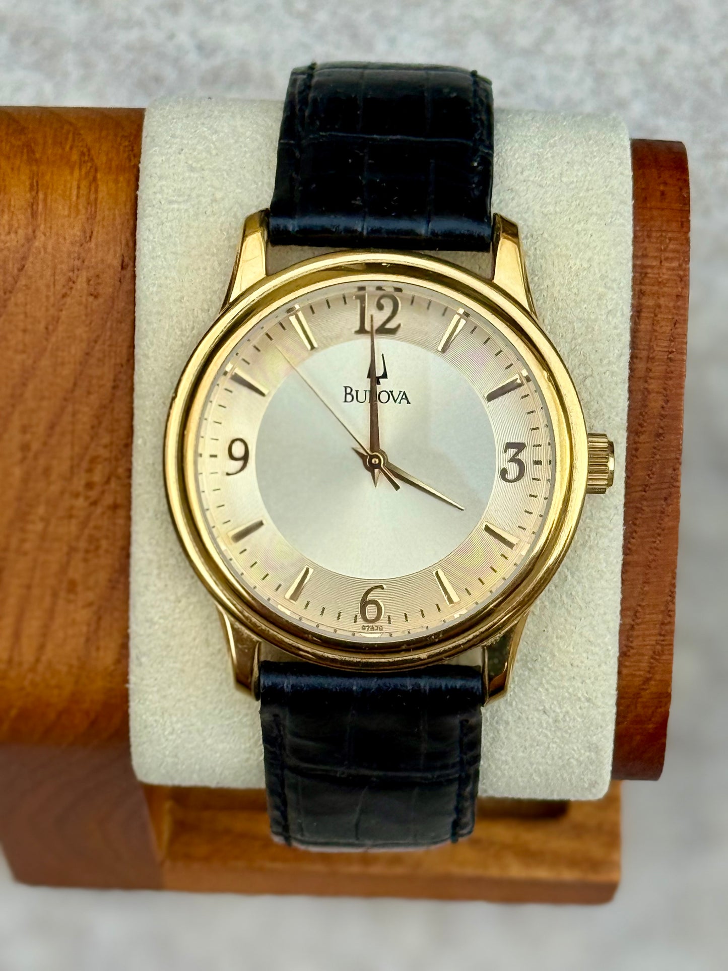 Bulova Gold-Tone Quartz Dress Watch — March 1971