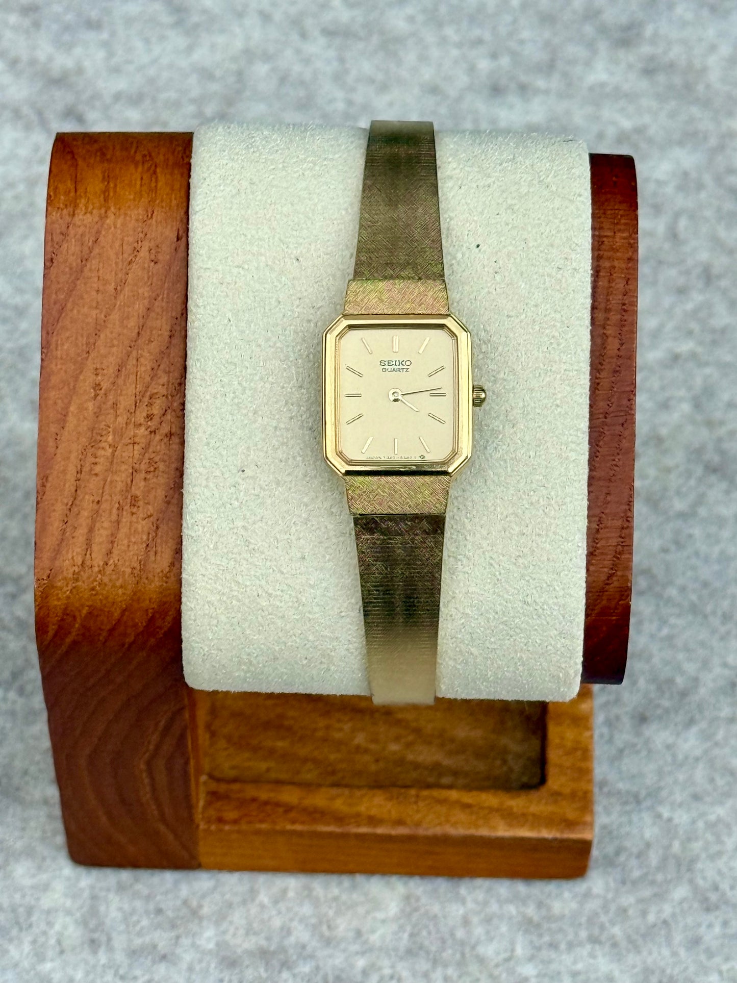 Seiko Octagonal Gold Dress Watch — December 1987