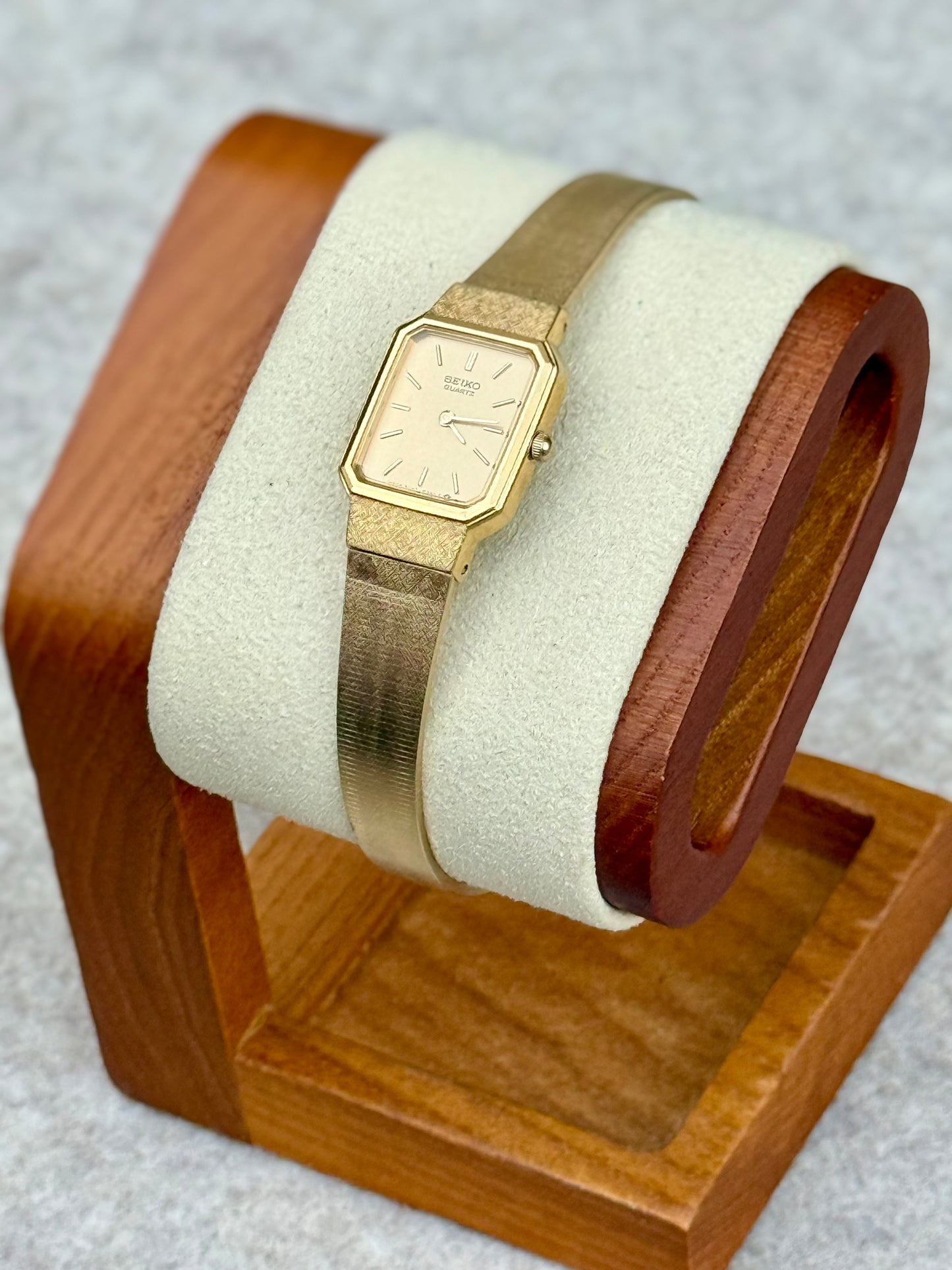 Seiko Octagonal Gold Dress Watch — December 1987