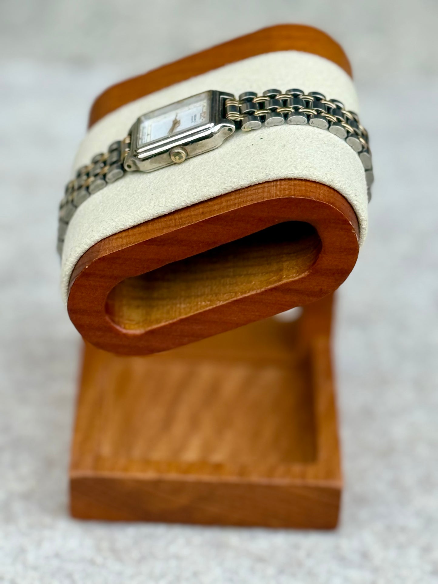 Seiko Two-Tone Rectangular Dress Watch — March 1983