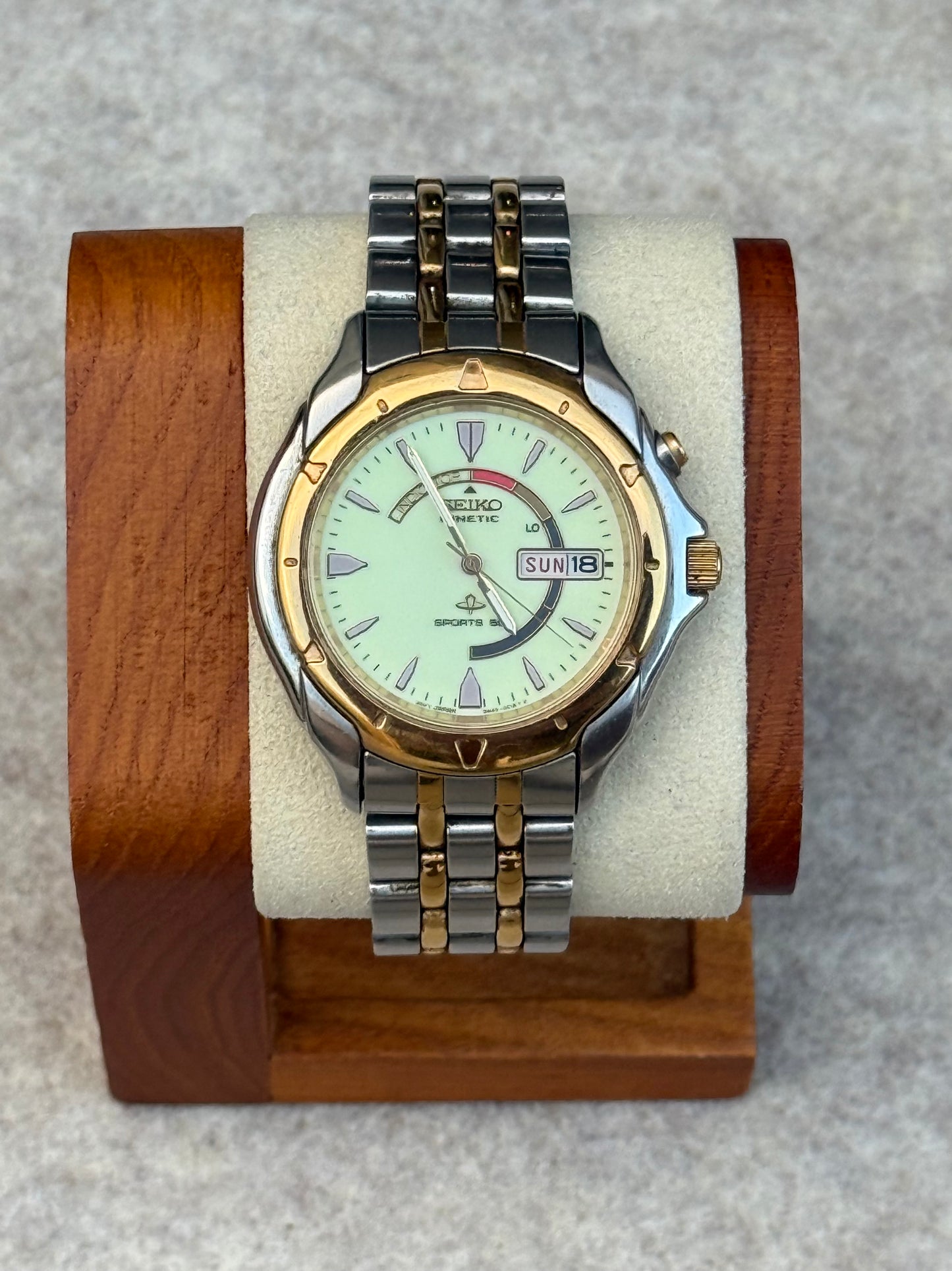 1997 Seiko Kinetic Sports 50 – Cream Dial