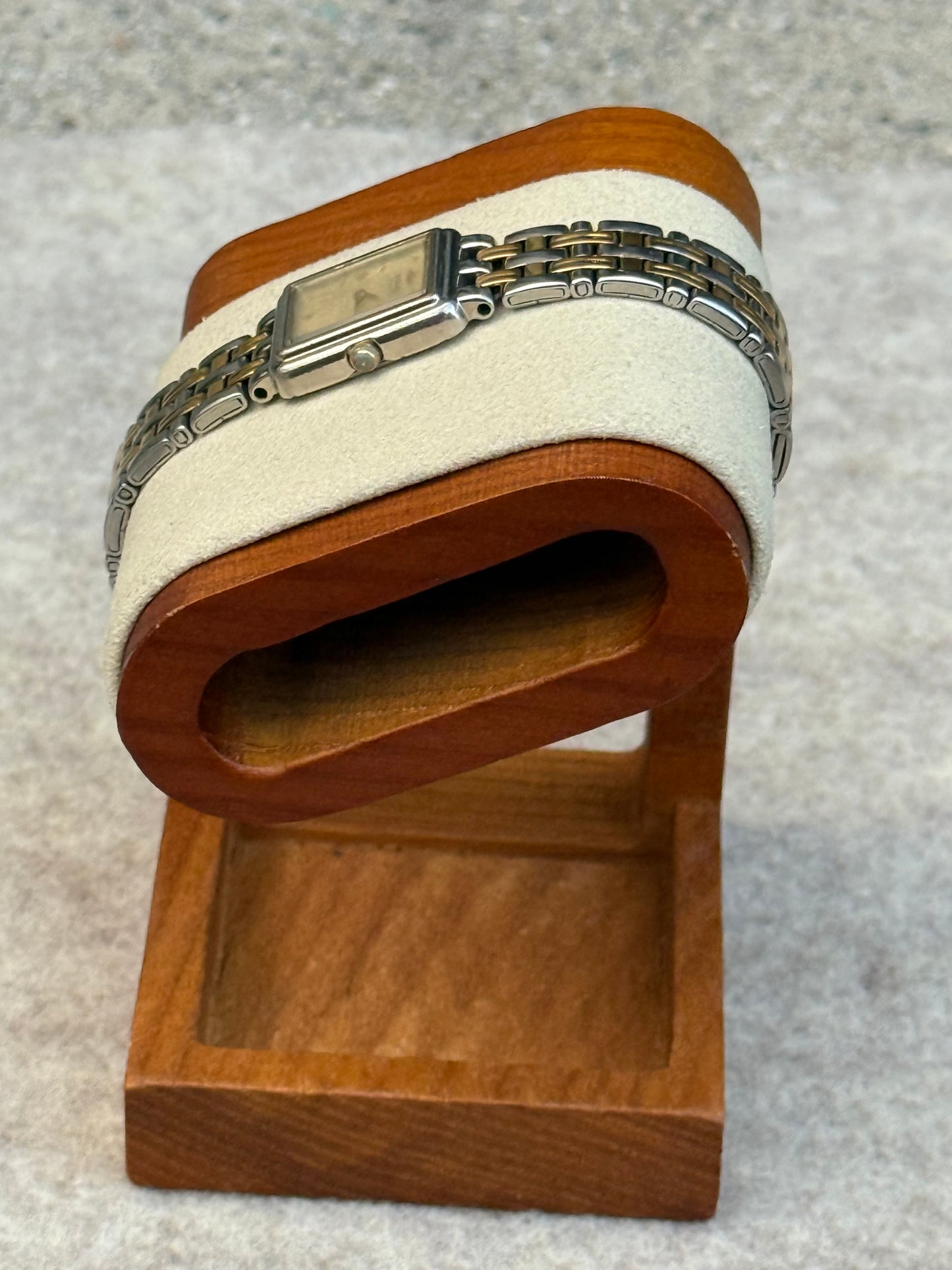 Seiko Quartz Rectangular Two-Tone Dress Watch |February 1992