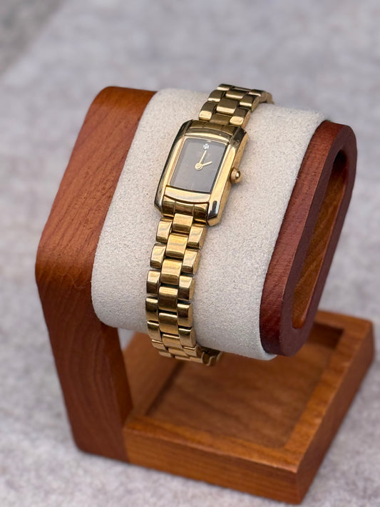 Citizen Quartz Gold-Tone Rectangular Dress Watch | July 1980