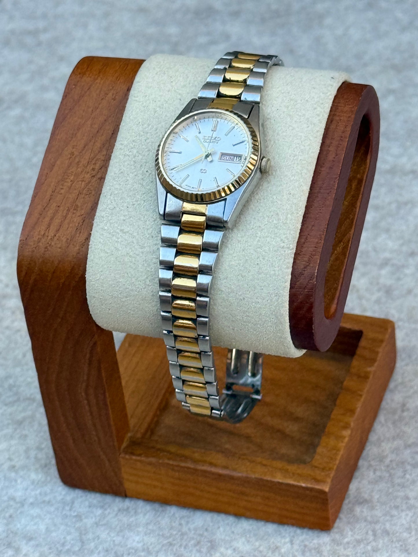 Seiko Quartz Two-Tone Day-Date Dress Watch | July 1978