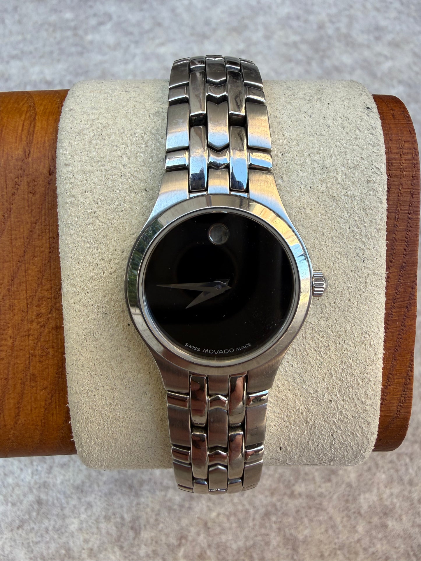 Movado Museum Dial Stainless Steel Watch | Circa Late 1980s–Early 1990s