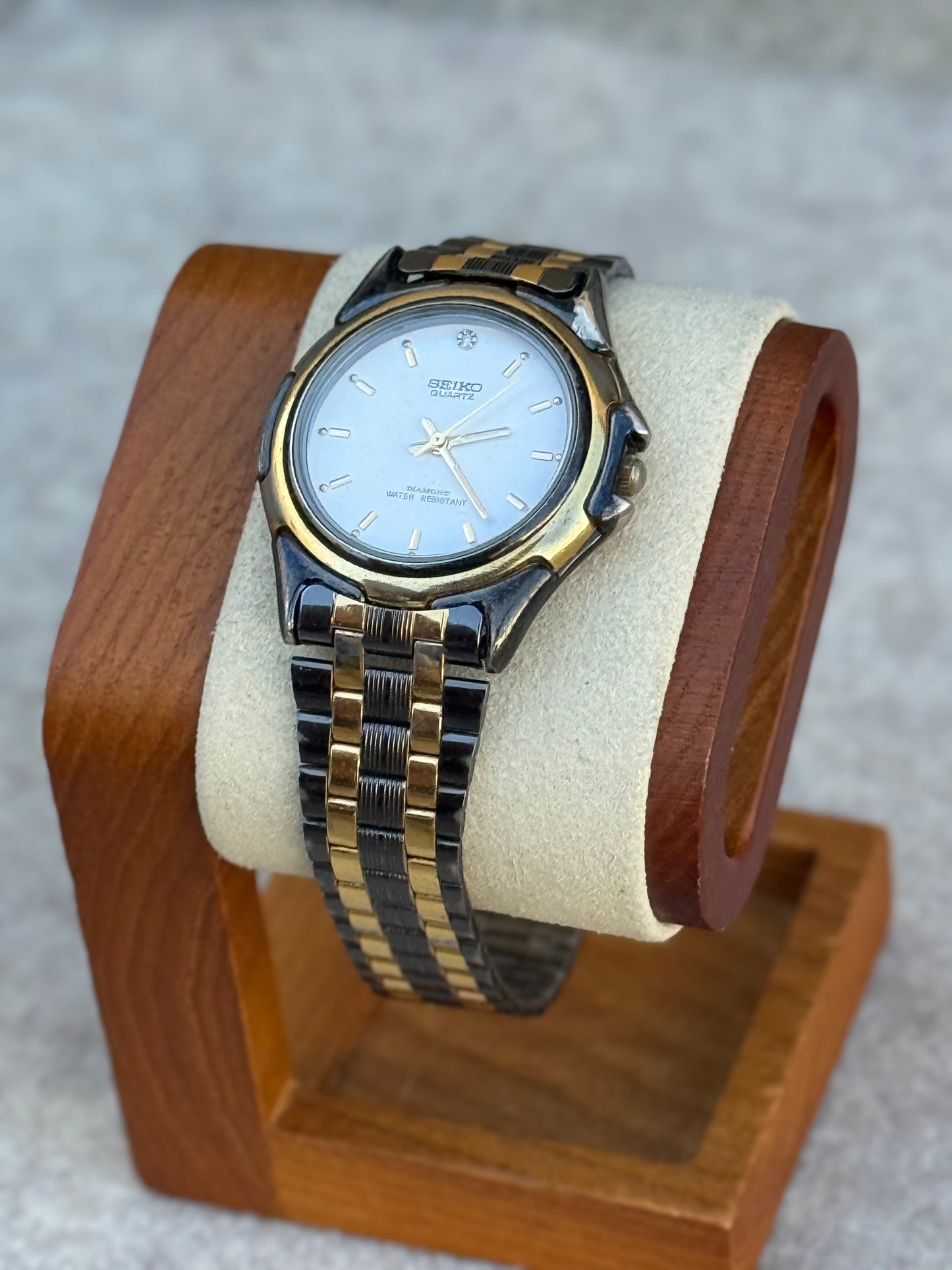 Seiko Diamond Quartz Watch – Two Tone – June 1990