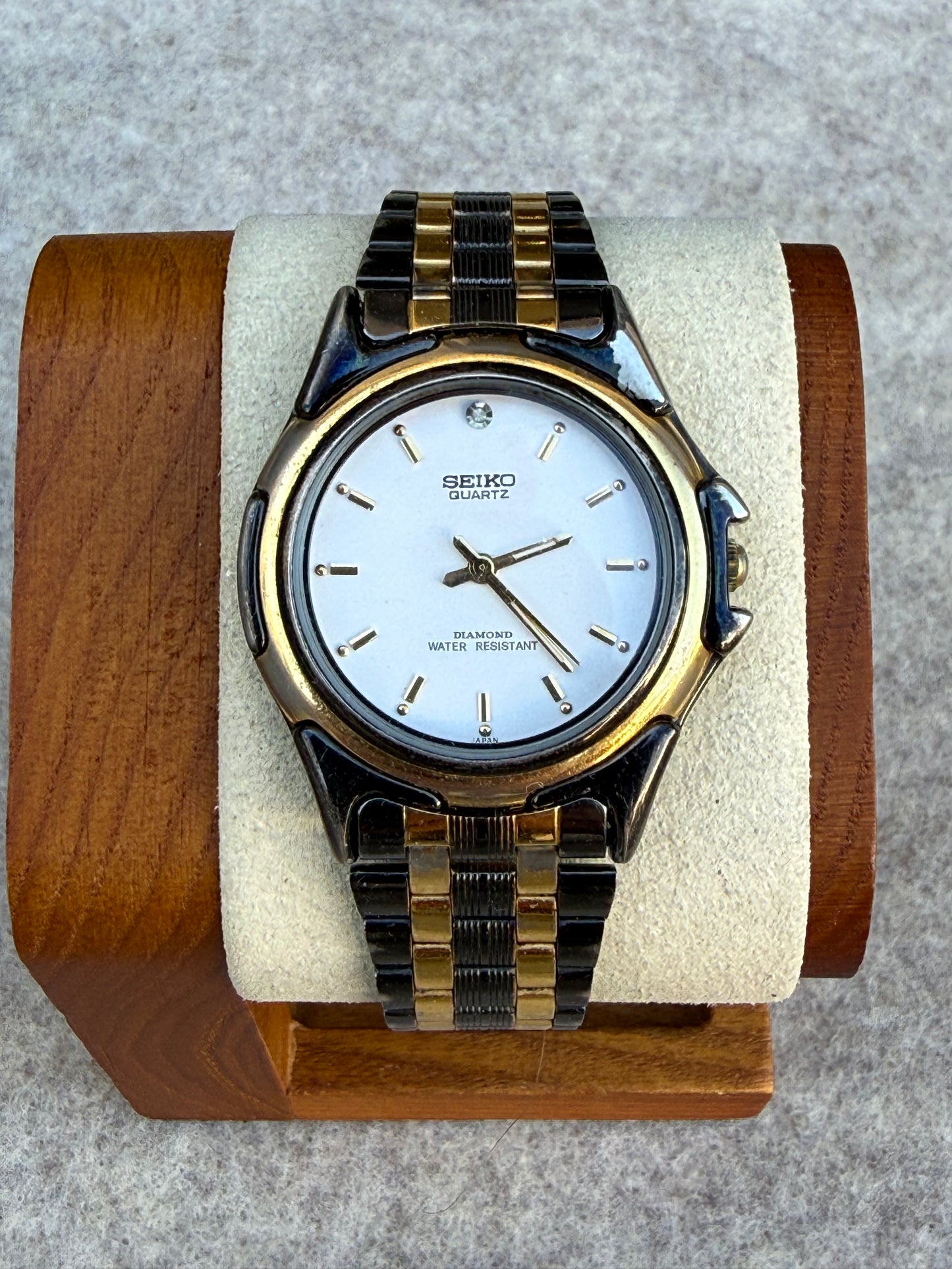 Seiko Diamond Quartz Watch – Two Tone – June 1990